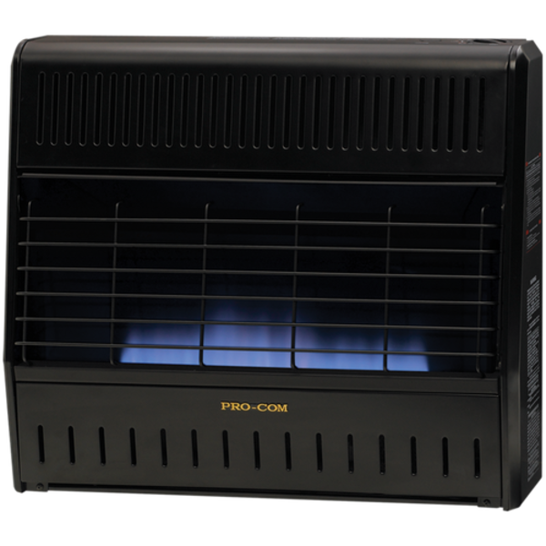 Procom Dual Fuel Ventless Blue Flame Garage Heater - 30,000 Btu, T-Stat MNSD300TGA